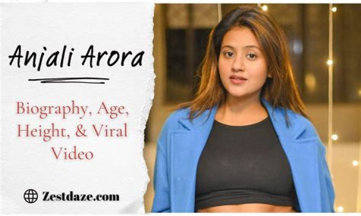 Anjali Arora: The Rise of a Social Media Sensation