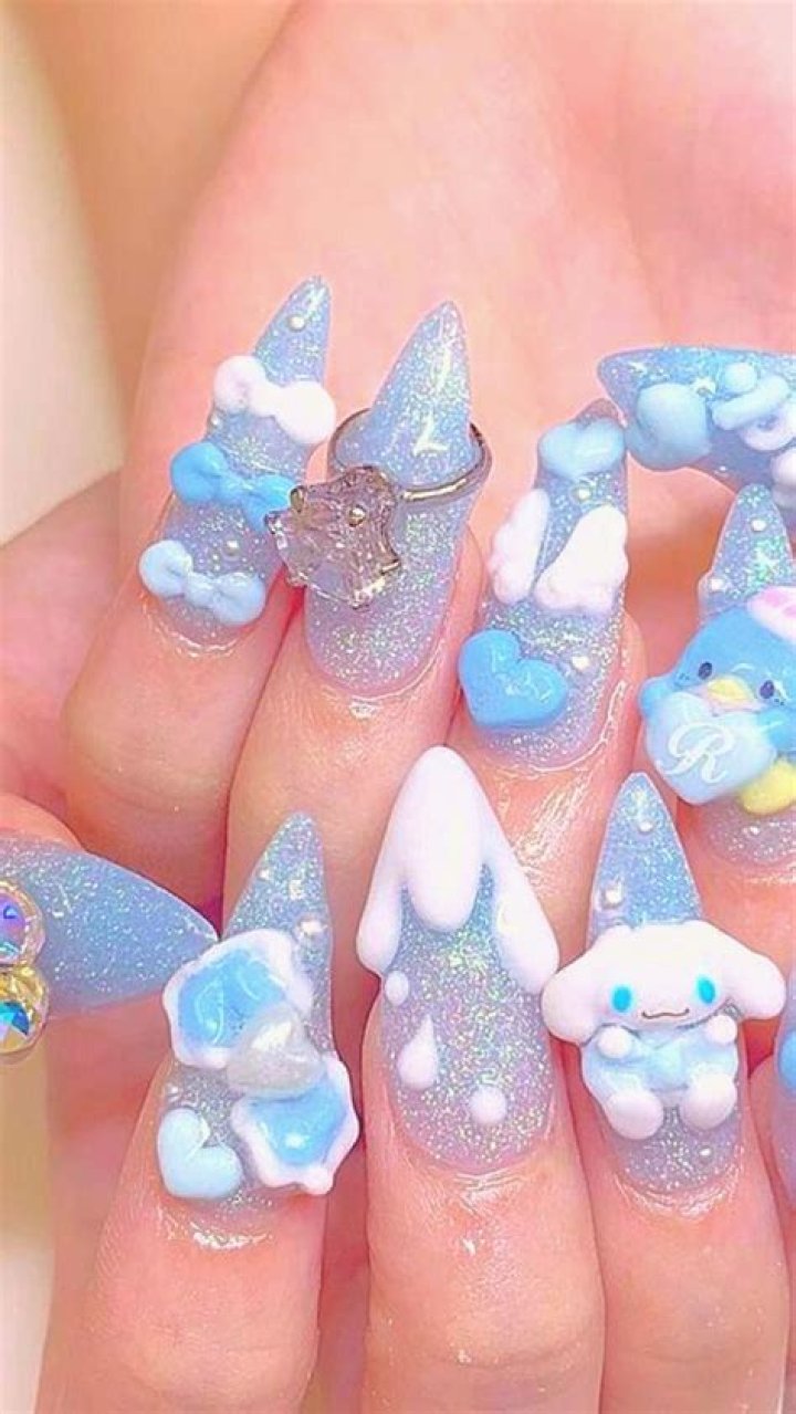 Cinnamoroll Nails: A Cute and Creative Nail Art Trend