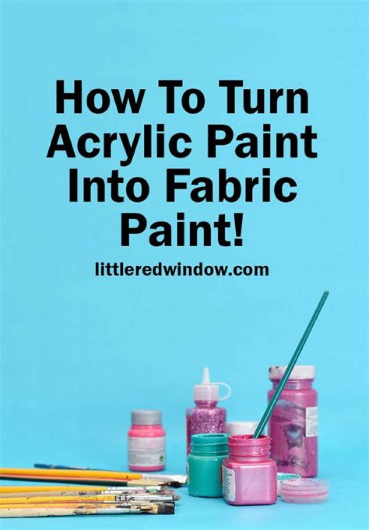 Exploring the Versatility of Acrylic Paint on Fabric