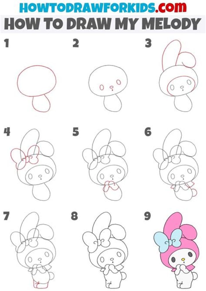 How to Draw My Melody: A Step-by-Step Guide for Beginners