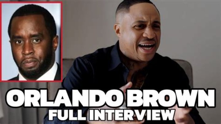 Orlando Brown and Diddy: A Deep Dive into Their Relationship and Impact on Pop Culture