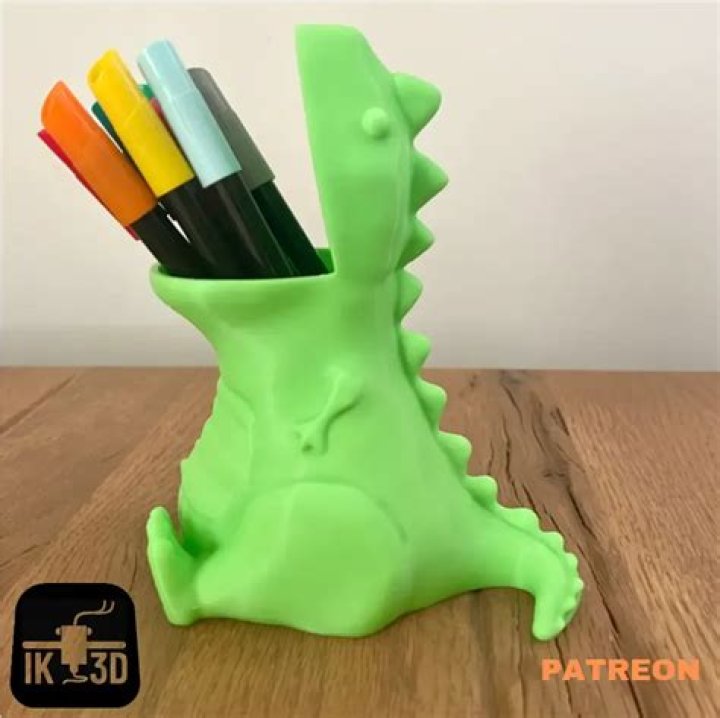 Unleash Your Creativity with the Chubby Dinosaur T-Rex Dino Pencil Holder