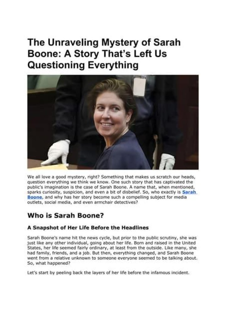 Unraveling the Mystery of Sarah Stern: A Comprehensive Biography