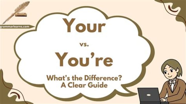 Your vs. You're: Understanding the Difference and Correct Usage